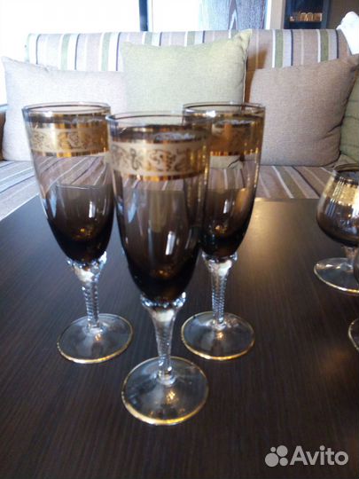 Набор фужеров/бокалов/стопки (Чехия)