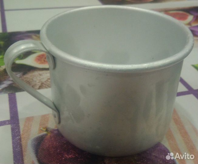 Кружка алюминиевая винтажная