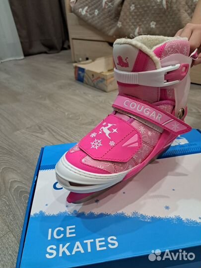 Коньки раздвижные для девочки
