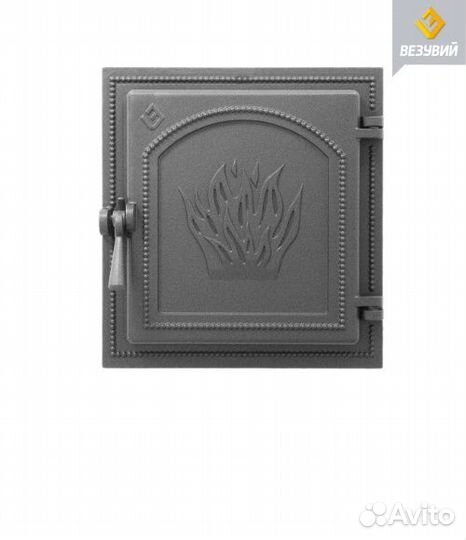 Дверка каминная везувий 271 (антрацит)