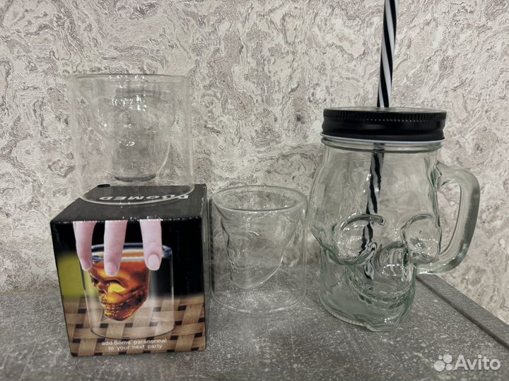 Набор черепа стопки стакан копилка