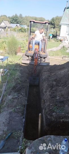 Услуги миниэкскаватора