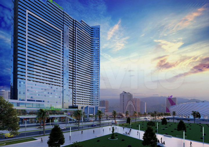 Квартира-студия, 32 м² (Грузия)