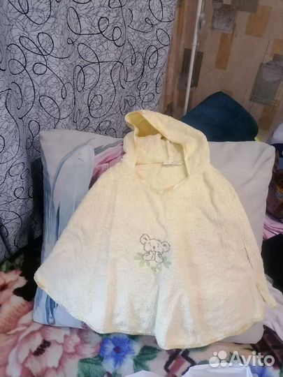 Полотенце пончо детское