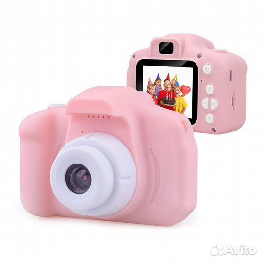 Фотоаппарат детский розовый