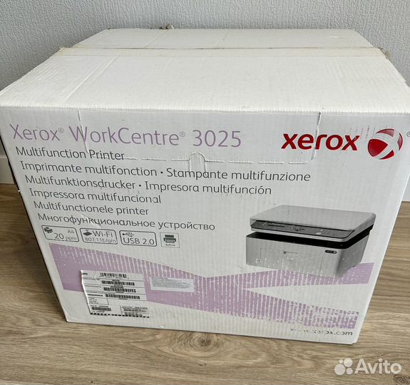 Принтер лазерный мфу Xerox WorkCentre 3025