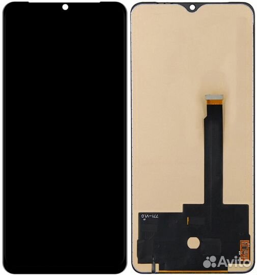 Дисплей Айсотка для Oneplus 7t черный Odm
