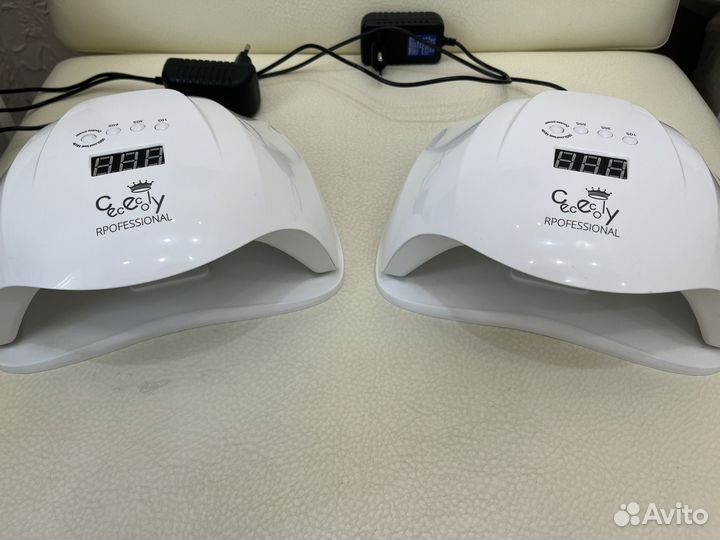 Лампа для ногтей бу