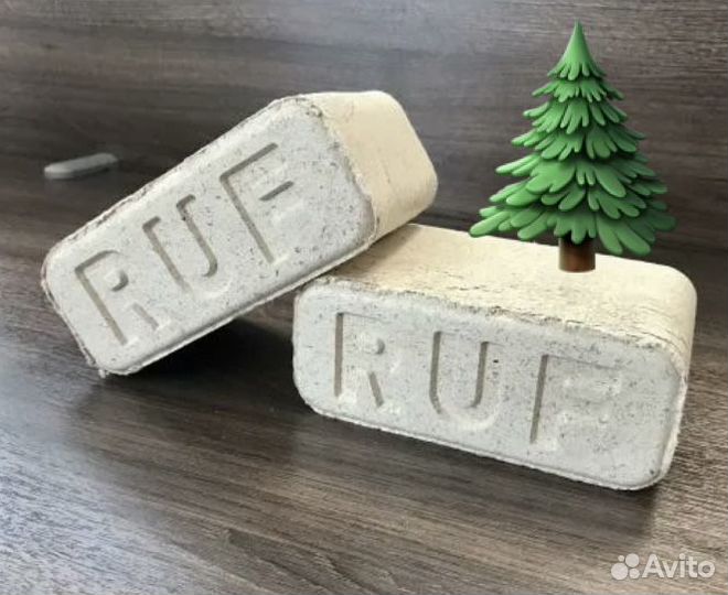 Отоплениедом RUF-Хвоя(брикеты 10кг)