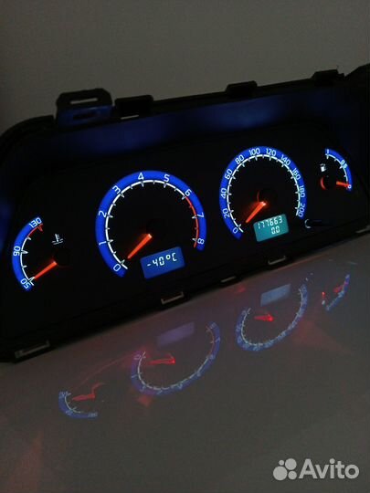 Шкала, щитка приборов ваз лада 2110, 2114, 2112