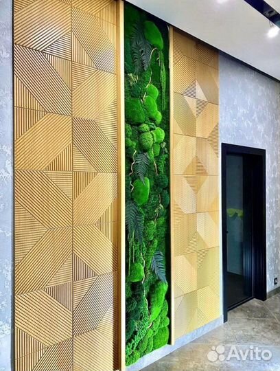 Искусственное озеленение (стабилизированный мох)