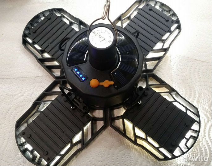 Фонарь кемпинговый 4 секции акумулятор