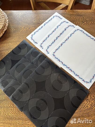 Салфетки сервировочные IKEA vinter и омтикт