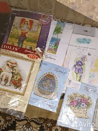 Остатки от наборов для вышивания