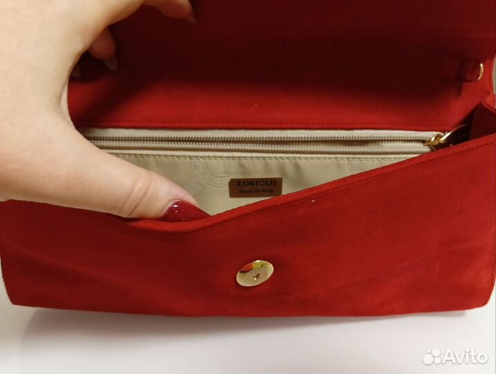 Сумка клатч натуральная кожа женская