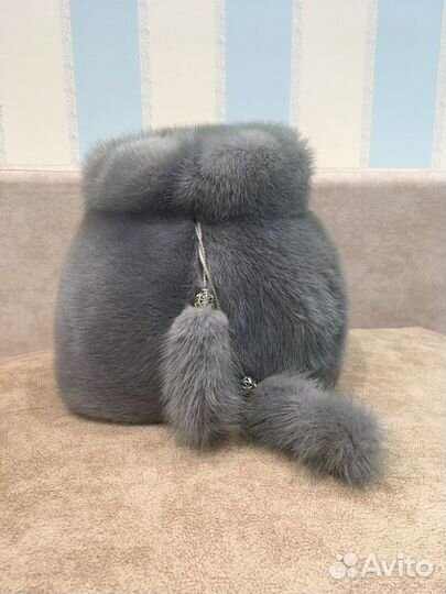 Шапка норковая женская