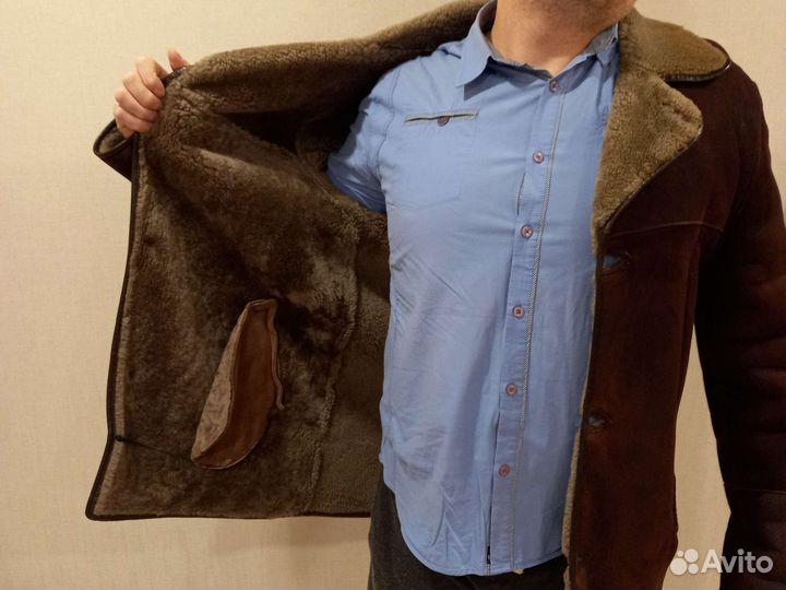 Дубленка натуральная мужская