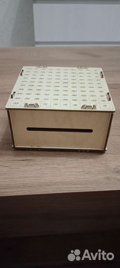 Копилка для денег деревянная