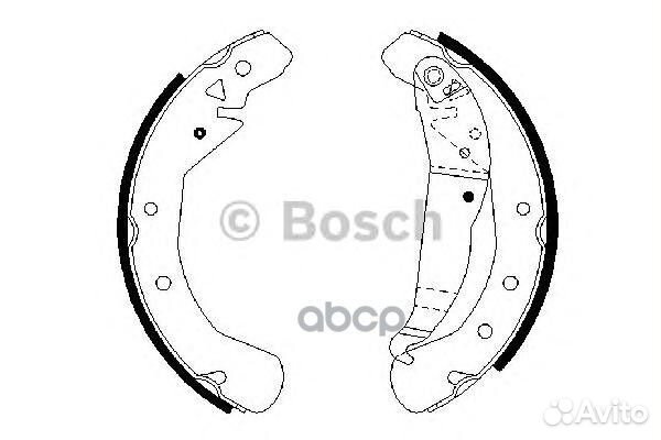 Колодки барабанные opel astra H (2