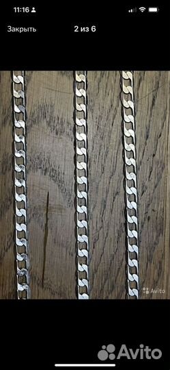 Серебряная цепьи браслет. Коллекция