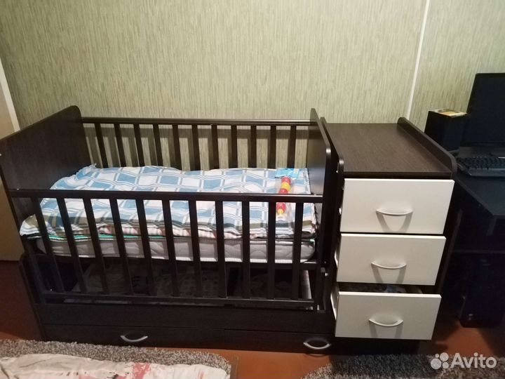 Детская кроватка трансформер