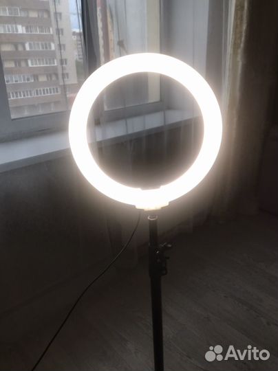 Кольцевая лампа со штативом 26 см