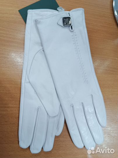 Перчатки кожаные