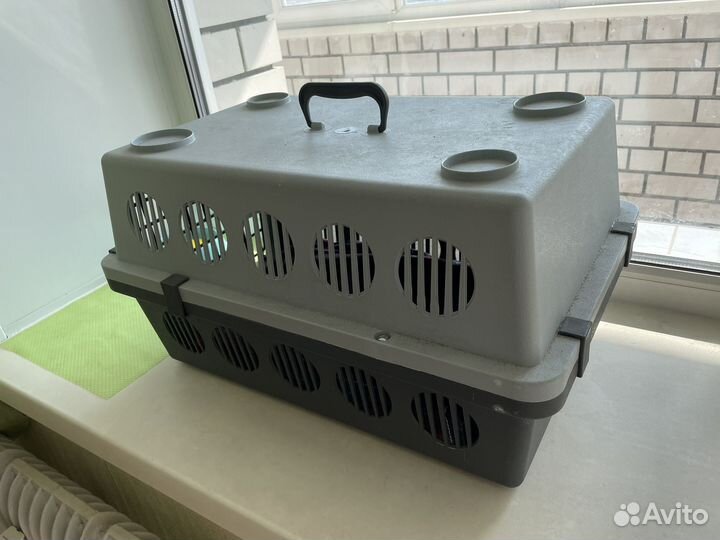 Переноска для кошек пластиковая