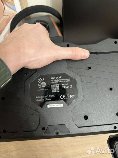 Игровая клавиатура A4tech bloody B210