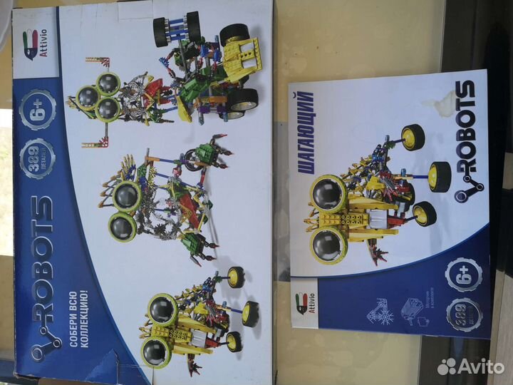 Конструктор Attivio Robots Шагающий. 388 деталей