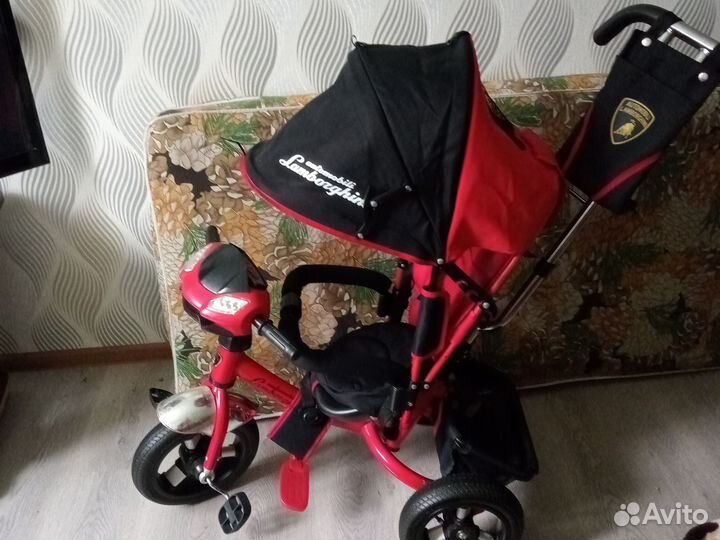 Велосипед детский трёх колесный Lamborghini