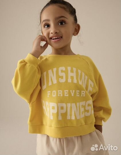 Лонгслив и шорты на девочку Next