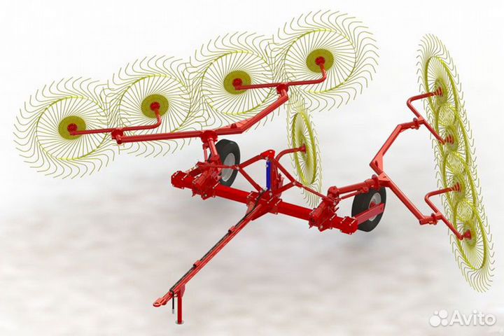 Грабли, ворошилки, валкователи Harvest WR8, 2023