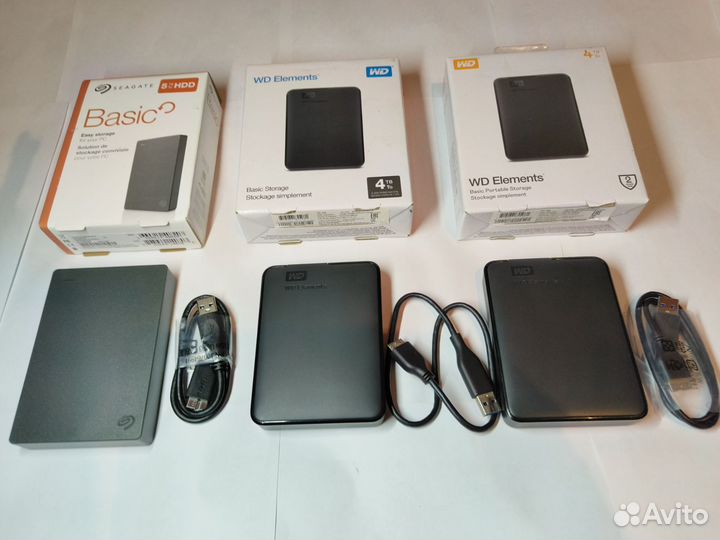 Внешний жёсткий диск WD- Seagate 5тб