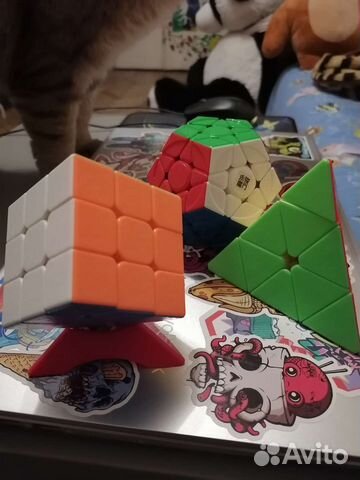 Кубик рубика, пирамидка, мегаминкс