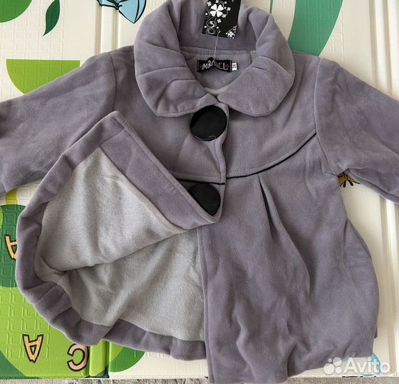 Пальто для девочки 104 110