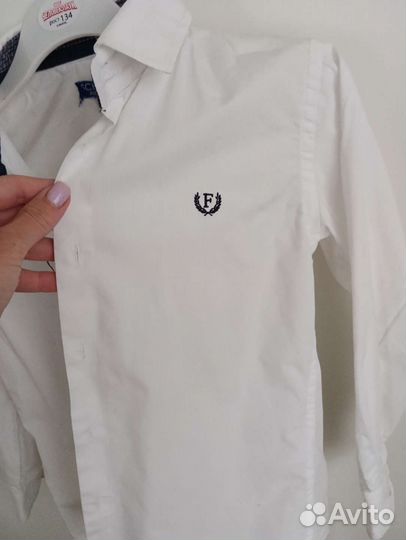 Рубашка белая на мальчика