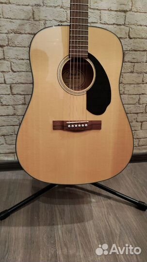 Электроакустическая гитара Fender CD-60SCE(массив)