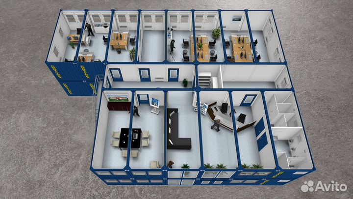 Модульные здания containex