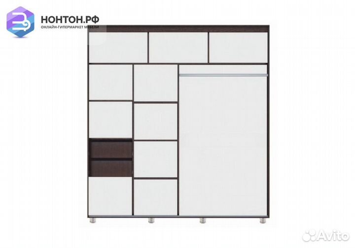 Шкаф-купе Комфорт-12 Прайм венге