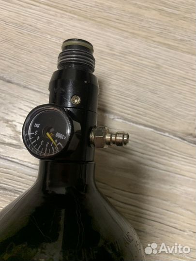 Маркер, балон и маска для пейнбола