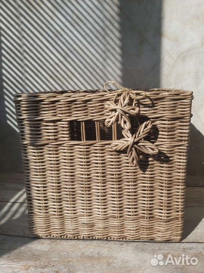 Короб для хранения плетеный