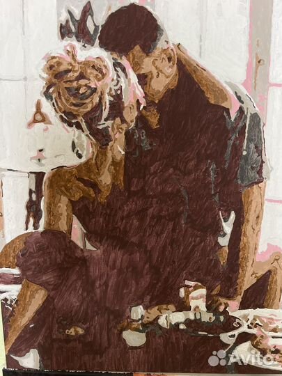 Картины по номерам раскрашенная