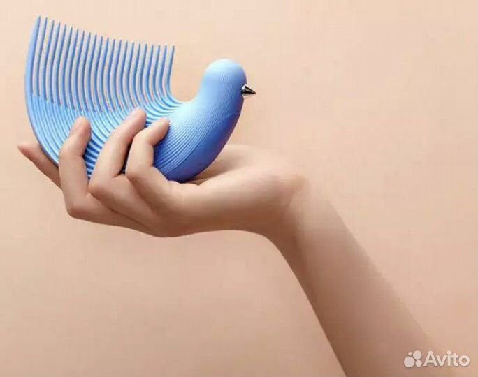 Гребень - птичка для массажа головы