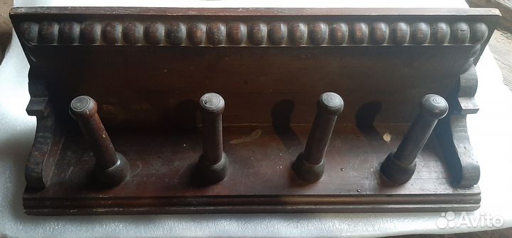 Старинная настенная вешалка