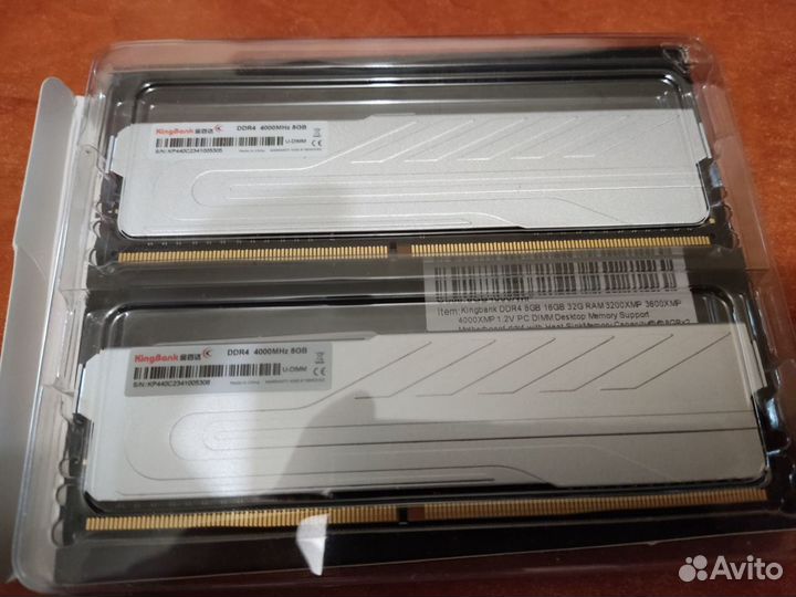 DDR4 3600MHz 16-32Gb разная