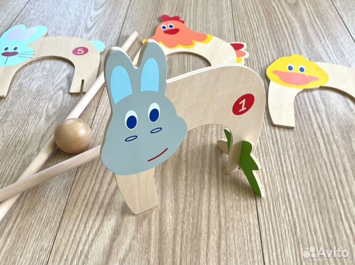 Новый деревянный набор elc для игры в крикет