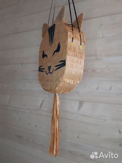 Пиньята рыжий котик