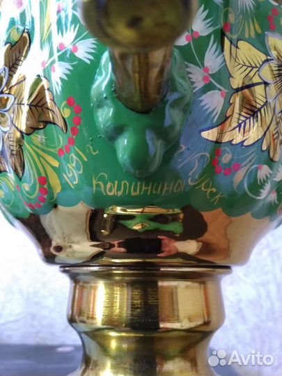 Самовар Курский расписной, автор Калинина