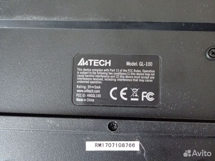 Беспроводная клавиатура и мышь А4 Tech